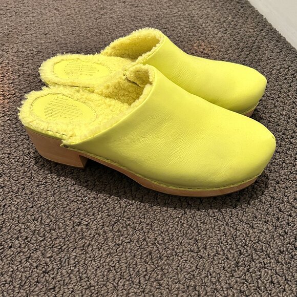 Charlotte Stone Martino "Acid Puff" Leather Clogs SZ 13 - Picture 2 of 9